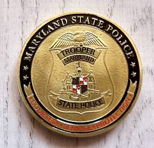 MARYLAND STATE POLICE Challenge Coin picture