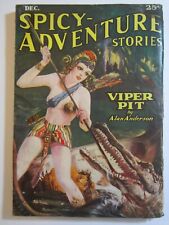 Spicy Adventure Stories Vol. 5 #3, December 1936 VG  H. L. Parkhurst Cover picture
