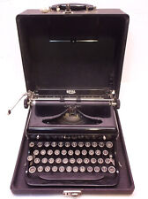 Antique 1930s Portable Royal Typewriter With Case Model O-596250 Clean Working picture
