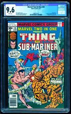 MARVEL TWO IN ONE 28 CGC 9.6 SUB-MARINER v THING 💎 1 of 8 and nice as any 9.8 picture