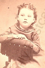 Antique 1800's Photo Portrait Waverly, IA. Victorian Child By J.H. Fritz picture