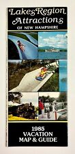 1985 New Hampshire Lakes Region Attractions Vacation Guide VTG Travel Brochure picture