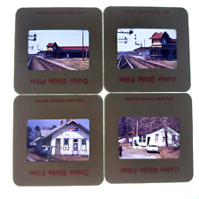 Train Depot & Post Office Americana 1986. 35mm Color Slides Lot of 18 Slides #P1 picture