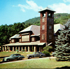 1951 Silver Bay Auditorium Lake George NY Dexter Press Chrome Unposted Postcard picture