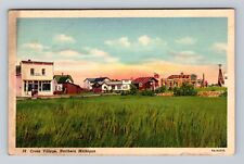 Cross Village MI-Michigan Scenic View, Antique, Souvenir, Vintage c1943 Postcard picture