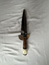 Vintage Atahualpa Tandil Argentine  Knife Fixed Blade Antler handle with Sheath picture