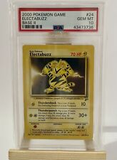 Pokémon TCG | Electabuzz 24/130 ⚡️ | Base Set 2 (2000) | Rare ⭐️ | PSA 10 💎 picture