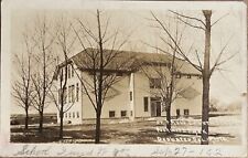 RPPC Chicago Norwood Park St Pauls School Illinois Real Photo Postcard 1922 picture