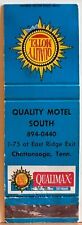 Quality Motel South Chattanooga TN Tennessee Vintage Matchbook Cover picture