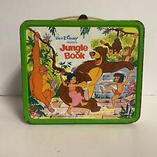 Vintage 1966 Disney Jungle Book Aladdin Industries Metal Lunch Box No Thermos picture