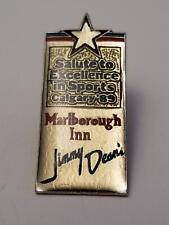 Marlborough Inn Jimmy Deans Calgary 89 Salute To Excellence Sports Lapel Pin 559 picture