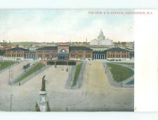 Unused Pre-1907 NEWLY BUILT TRAIN DEPOT STATION Providence Rhode Island RI Q1218 picture