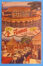 THE TROPICS Tiki Bar ~ 40s HOTEL CHICAGOAN ~ Chicago IL Vintage Postcard picture