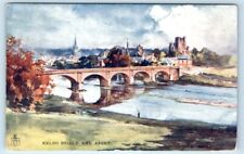 KELSO Bridge & Abbey SCOTLAND UK Postcard picture