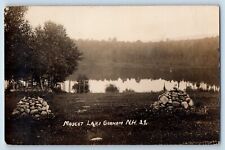 Gorham New Hampshire NH Postcard RPPC Photo View Of Mascot Lake c1910's Antique picture