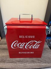 Coca-cola Retro Ice Chest Cooler With Bottle Opener 13 L (14 Qt), Capacity picture