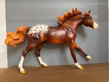 Breyer Custom Classic Chestnut Blanket Appy on the Frolicking QH Stallion Mold picture