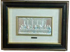 925 Sterling Silver ”Cenacola”  The Last Supper Relief Art Made In Italy picture