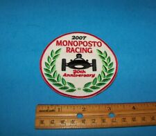 Monoposto Racing 20th Anniversary  Vintage Embroidered Patch  2007 picture