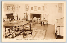 Four RPPC Postcard Lot~ Longfellow's Wayside Inn~ Sudbury, MA picture