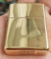 RARE ITEM AUTHENTIC LIGHTER Zippo Gent's 18kt Solid Yellow Gold Limited Edition picture