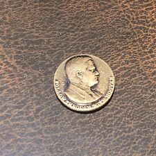1932 Herbert Hoover Follow Through With Hoover Bronze Lapel Stud Button picture