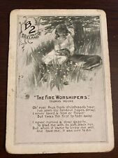 Vintage Card Longfellow Home Ireland THE FIRE WORSHIPERS THOMAS MOORE picture
