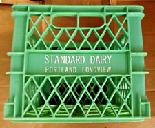 Vintage STANDARD DAIRY Plastic Milk Crate  /  Portland (Oregon} Longview (Wa.) picture