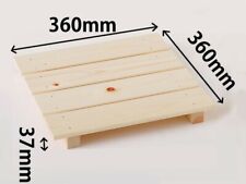 IKEGAWA 36×36 Mini Sunoko Board Stand Bath Mat Kitchen Hinoki Japanese Cypress picture
