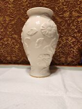 Lenox 10” Poppy Vase,  cream with 24kt Gold Trim, “American By Design” Series picture