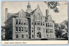Plainview Minnesota Postcard Public School Building Exterior View 1910 Vintage picture