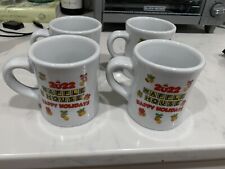 WAFFLE HOUSE 2022 CHRISTMAS HOLIDAY COFFEE CUP / MUG... NEW Set of 4 picture