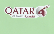 Qatar Airways sticker - appr. 11cm x 3cm picture