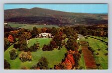 Charlottesville VA-Virginia, Monticello, Aerial Jefferson Home, Vintage Postcard picture