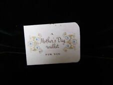 VINTAGE MOTHER'S DAY CARD FOR CASH OR CHECK HALLMARK picture