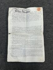 Original Antique 1888 Lease Document for Country of Surrey with Stamps & Seal picture
