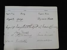 Queen Mary King George V Signed Royal Document Autograph Royalty Prince Henry UK picture