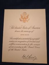 President John F. Kennedy Signed Letter  picture