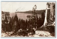 1907 Lake Tahoe Forest View Emerald Bay California CA RPPC Photo Postcard picture