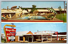 Munger-Moss Motel Lebanon Missouri Swimming Pool Vintage Postcard picture
