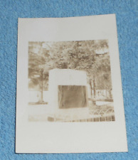 Vintage Photo Unfortified US Canada Boundary Line Plaque From Pacific Northwest picture