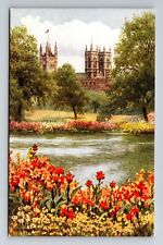London England, St James's Park, Flowers, Vintage Postcard picture