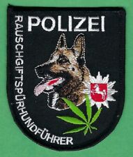 GERMAN POLIZEI POLICE NARCOTICS DETECTION K-9 UNIT PATCH picture