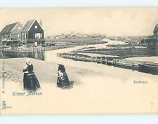 Pre-1907 RIVER SCENE Marken Netherlands : make an offer HJ6570 picture