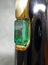 MONTBLANC BOHEME Vert Black GT Resin Twist Ballpoint Pen Green Jewel picture