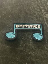 The Deftones Iron On Patch 3” Trucker Hat Vtg Rare Jacket Logo Band Heavy Metal picture