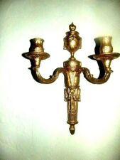 Vintage PAIR 2 Arm Sconce EMPIRE STYLE Classical WALL SCONCE picture