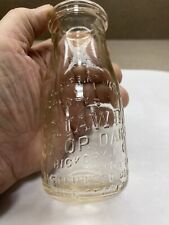 Rare Catawba Dairy Hickory NC  North Carolina Milk Bottle 1/2 Pint Clean Phone picture