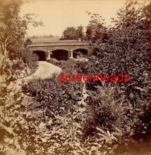 C1870s STEREOVIEW PHOTO BROOKLYN NY Prospect Park Nethermead Arches ANTHONY picture