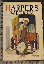 1913 HISTORIC ICEMAN DELIVERY WAGON COOLING REFRIGERATION ILLUS CRISP COV RL91 picture